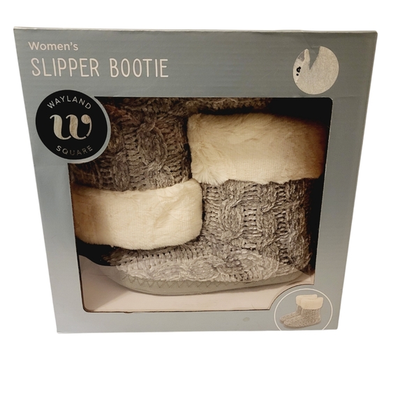 Chunky knit boot slippers - Picture 5 of 5